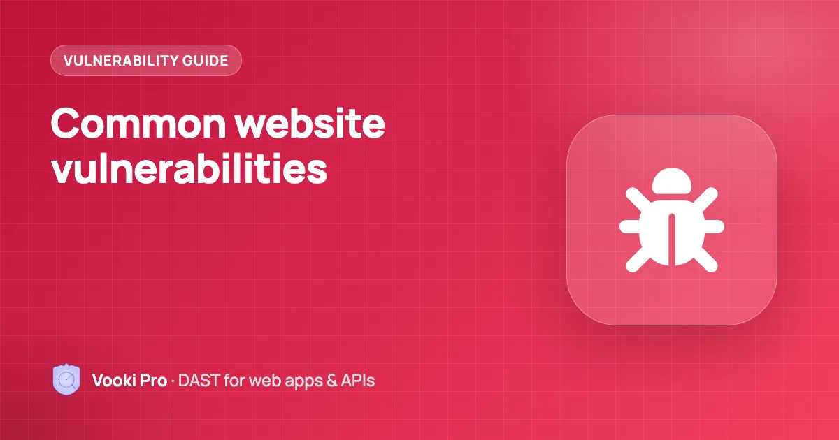 Common Website Vulnerabilities & How to Find Them