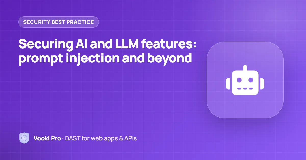 Prompt Injection & LLM Security Best Practices
